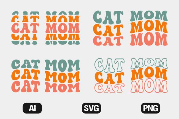 Cat Mom Retro Wavy SVG Bundle T-shirt: A Designer’s Real-World Review