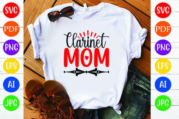 Clarinet Mom: A Designer’s Honest Take on This T-Shirt Graphic for Embroidery
