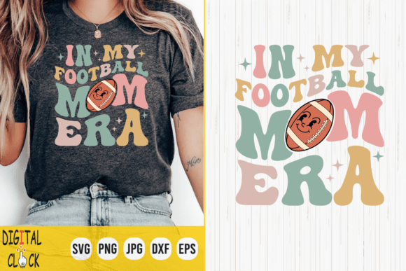 In My Football Mom Era Retro Football