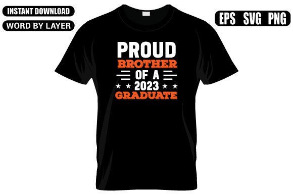 Proud Brother of a 2023 Graduate SVG Design Review